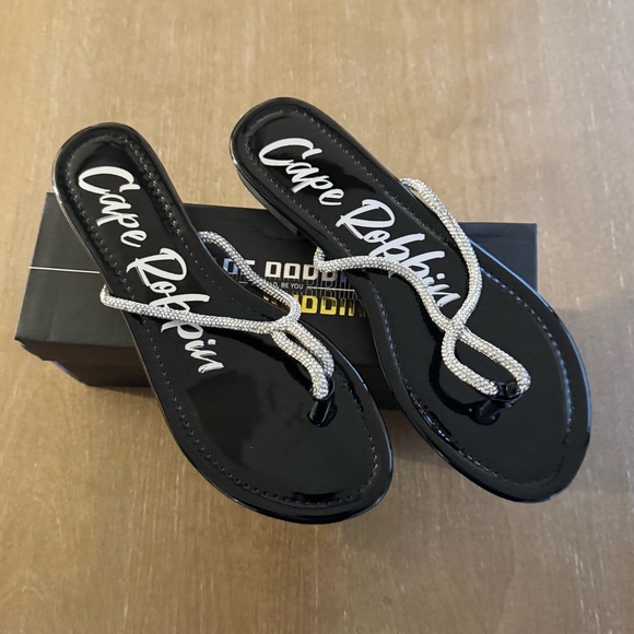 Cape Robbin Rhinestone Norae Sandals - Picture 1 of 4